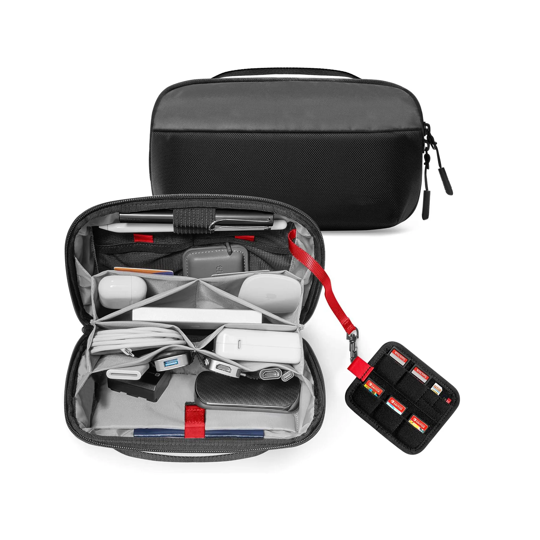 Tech Accessories Travel Organizer Pouch - Kantong Organizer Perlengkapan Teknologi Perjalanan, Tahan