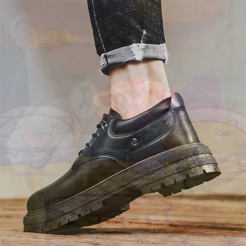 Tech Accessories Gift Ideas - Sepatu Pria Tenis Pelatih Fashion Kulit