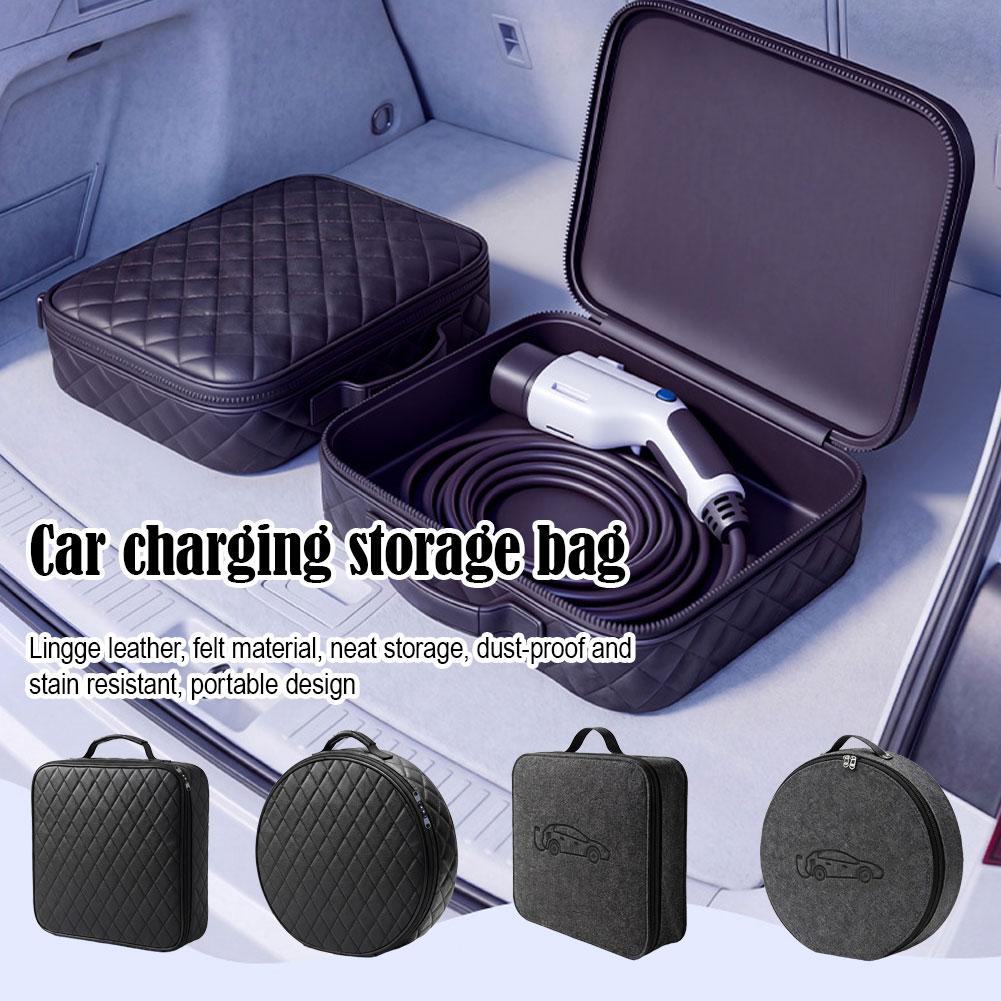 Cable Organizer Bag - Tas Penyimpanan Kabel Pengisi Daya Mobil