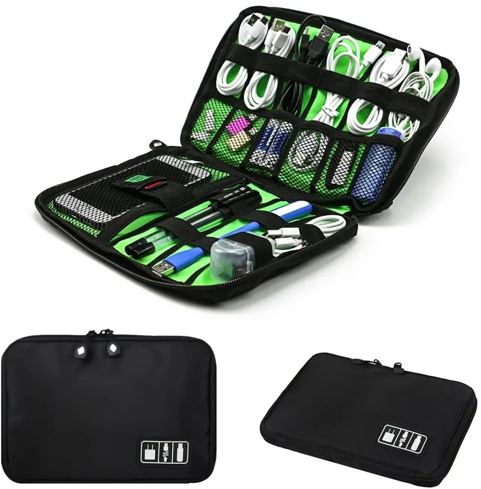 Cable Organizer Bag - Tas Penyimpanan Pengatur Kabel Sistem Kit