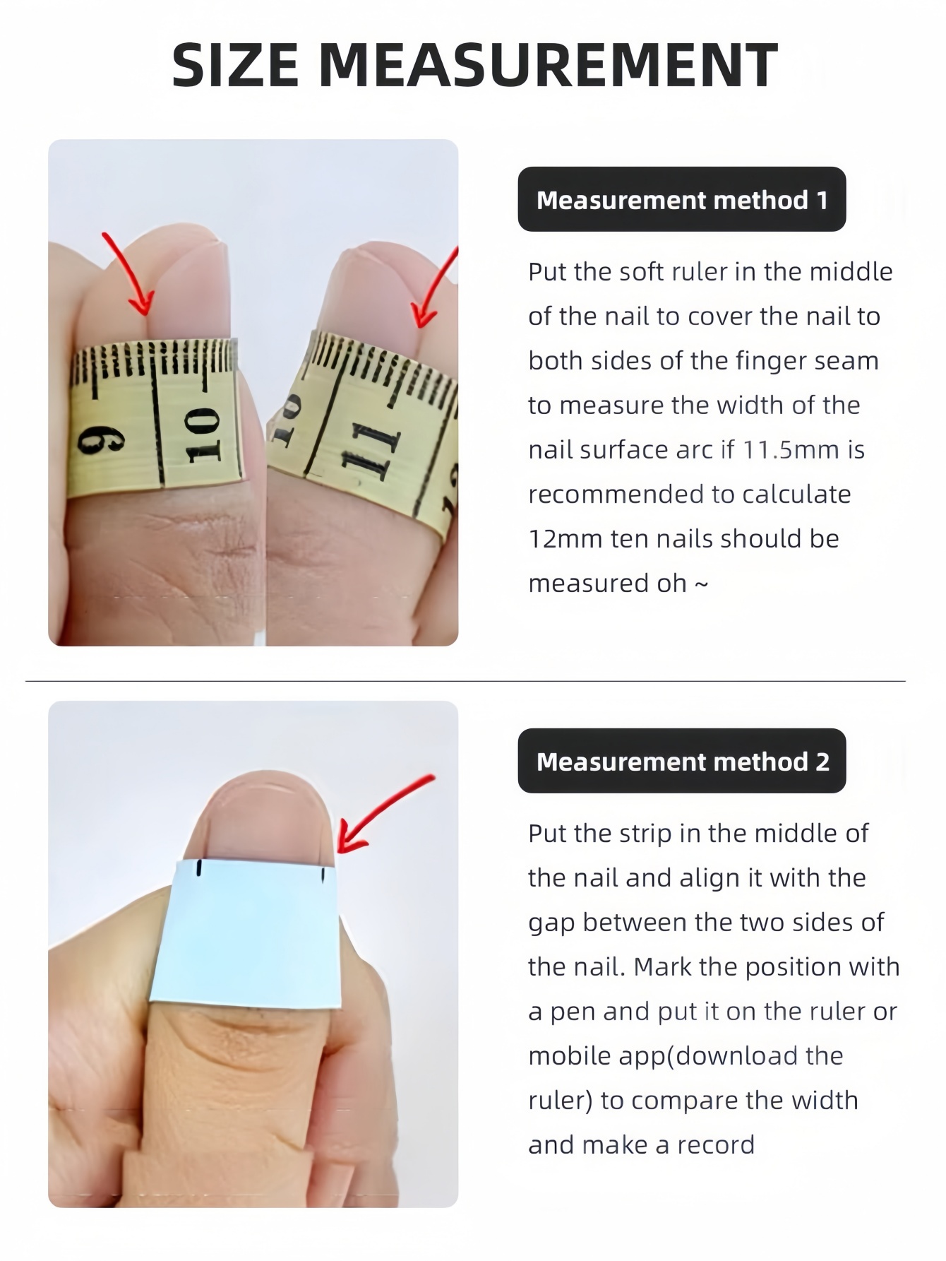 10 Buah Kuku Palsu Bentuk Almo - Nail Tech Accessories ulasan dan harga