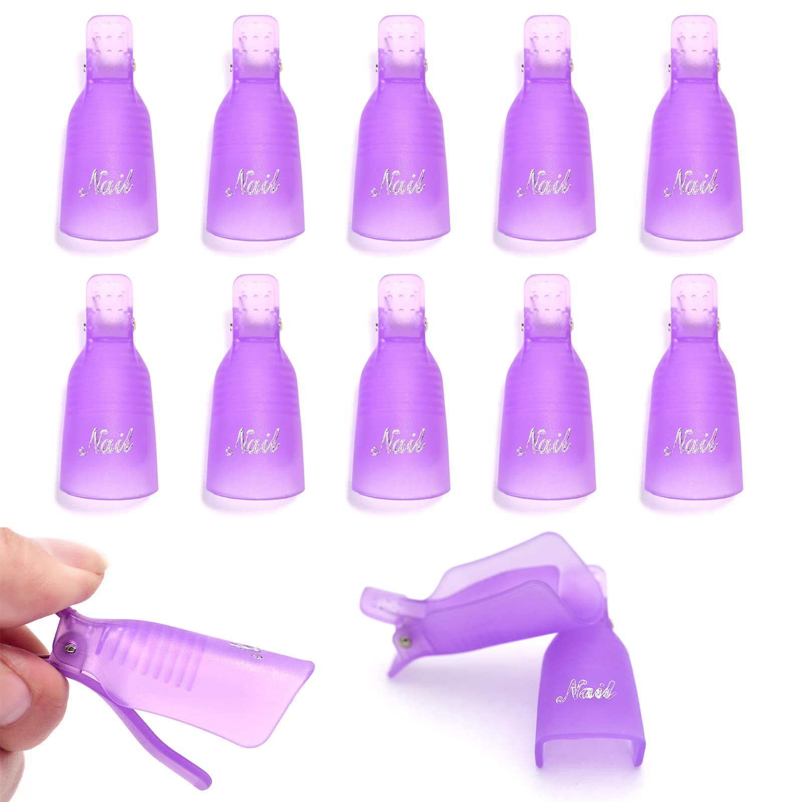10Pcs Penjepit Plastik untuk M - Nail Tech Accessories ulasan dan harga