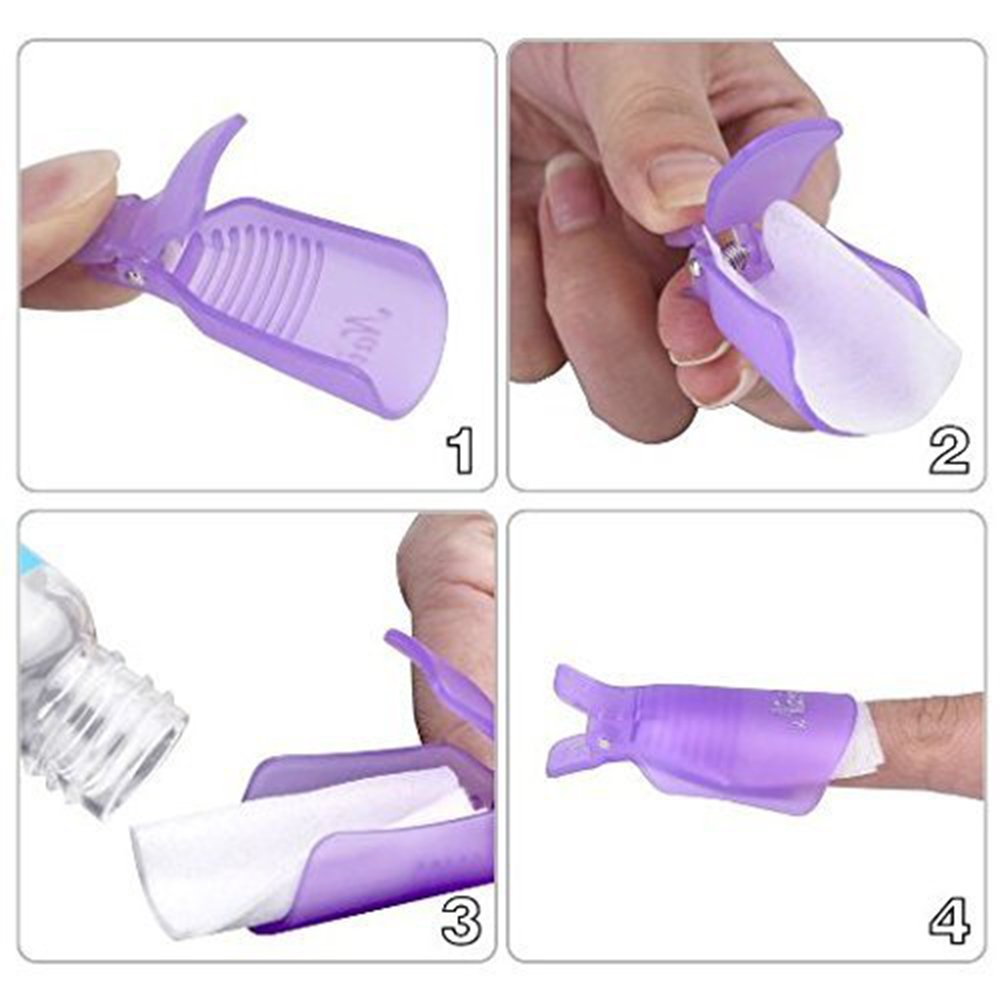 10Pcs Penjepit Plastik untuk M - Nail Tech Accessories ulasan dan harga