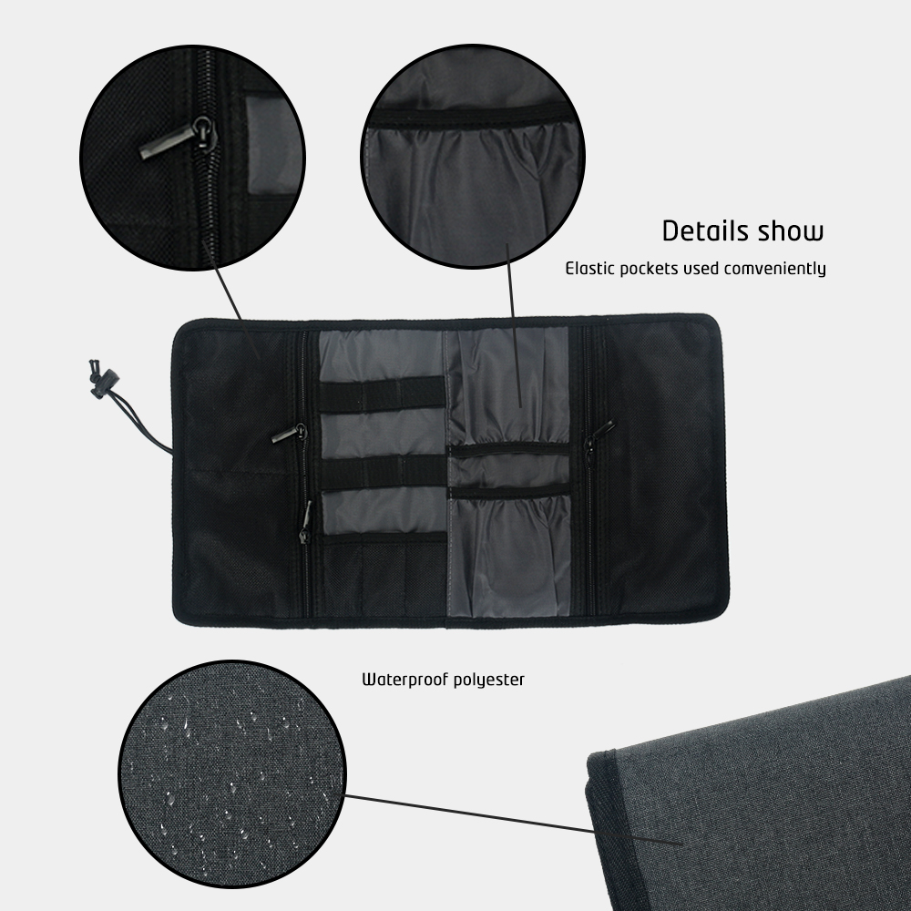 Tas Penyimpanan Kabel Perjalan - Tech Accessories Travel Organizer Pouch ulasan dan harga
