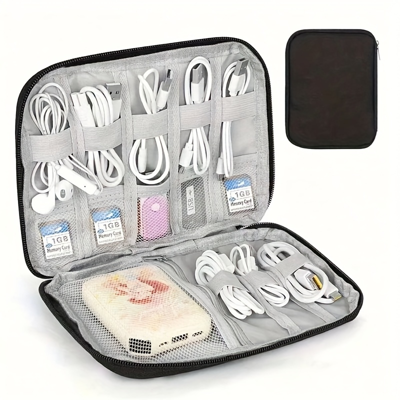 1 Buah Kotak Penyimpanan Kabel - Tech Accessories Travel Organizer Pouch ulasan dan harga