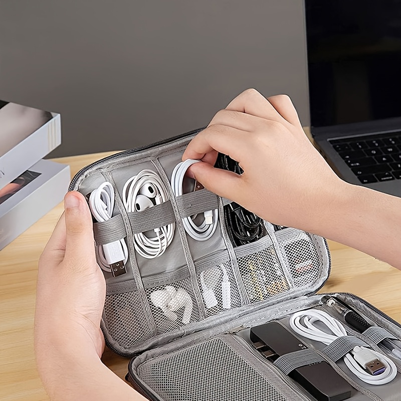 1 Buah Kotak Penyimpanan Kabel - Tech Accessories Travel Organizer Pouch ulasan dan harga