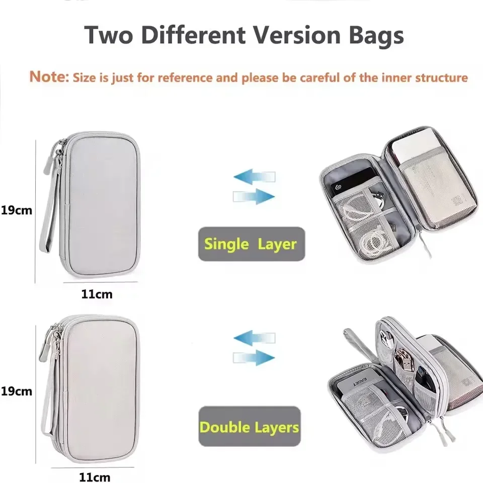 Tas Kabel Perjalanan, Kantong  - Cable Organizer Bag ulasan dan harga
