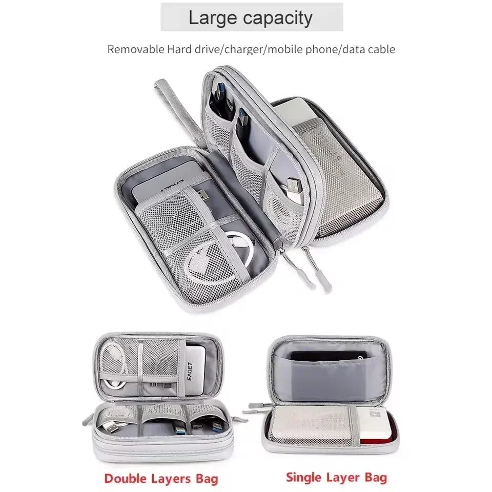 Tas Kabel Perjalanan, Kantong  - Cable Organizer Bag ulasan dan harga