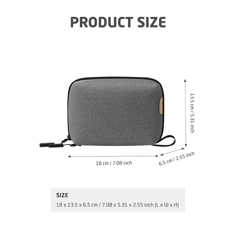 Tas Organizer Teknologi Berkap - Tech Accessories Travel Organizer Pouch ulasan dan harga