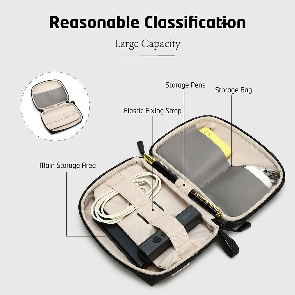 Tas Organizer Teknologi Berkap - Tech Accessories Travel Organizer Pouch ulasan dan harga