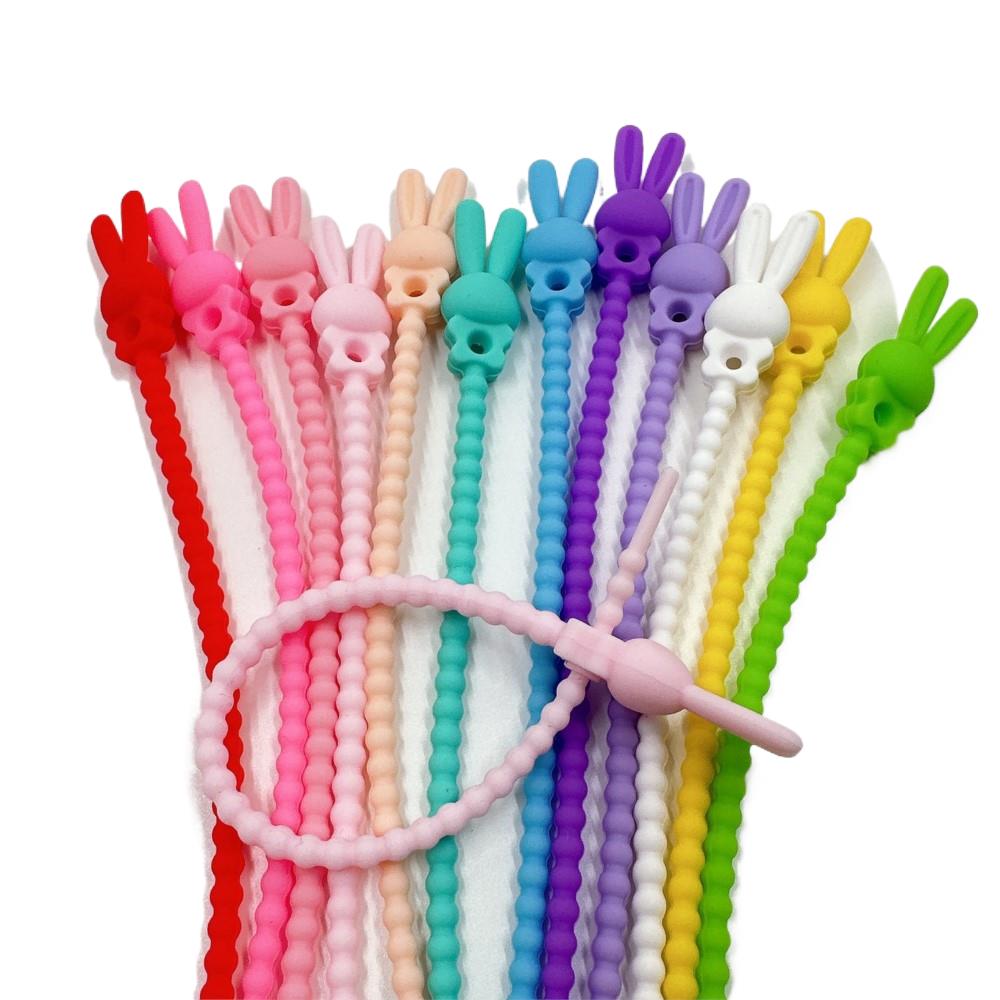 10Pcs Pengatur Kabel Silikon B - Cable Organizer Bag ulasan dan harga