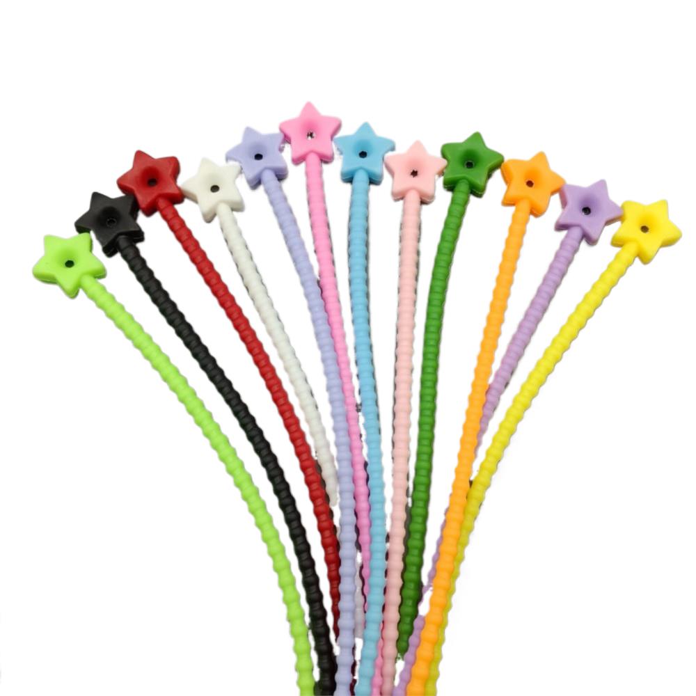 10Pcs Pengatur Kabel Silikon B - Cable Organizer Bag ulasan dan harga