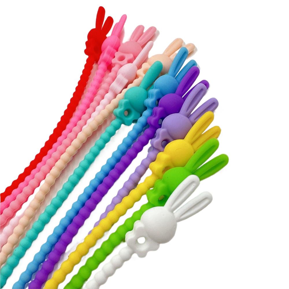 10Pcs Pengatur Kabel Silikon B - Cable Organizer Bag ulasan dan harga